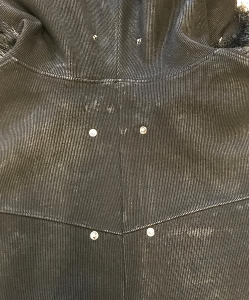 SKOOT（スクート）SKOOT (スクート) ファーフーディ-ジャケット ブラック サイズ:表記なしの古着・服飾アイテム