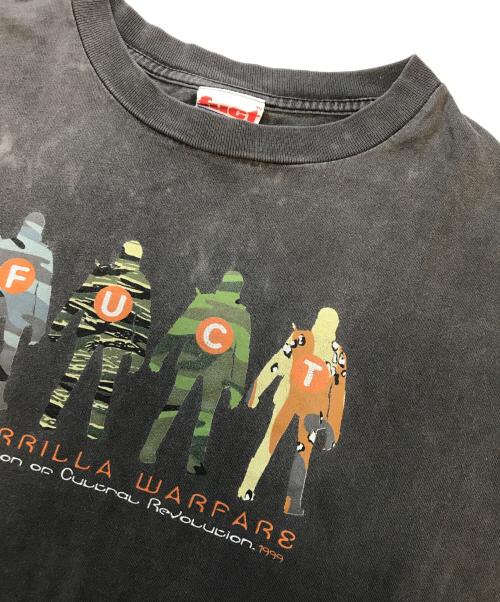 FUCT（ファクト）FUCT (ファクト) プリントTシャツ ブラック サイズ:XLの古着・服飾アイテム