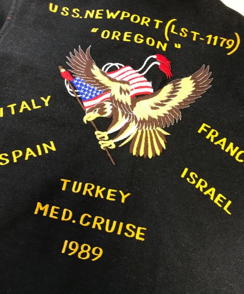 VINTAGE MILITARY（ヴィンテージ ミリタリー）VINTAGE MILITARY (ヴィンテージ ミリタリー) U'S NAVY Tour Jacket ブラック サイズ:表記なしの古着・服飾アイテム
