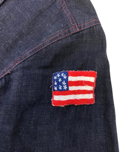 VINTAGE（ヴィンテージ）VINTAGE (ヴィンテージ) souvenir denim shirt インディゴ サイズ:表記なしの古着・服飾アイテム
