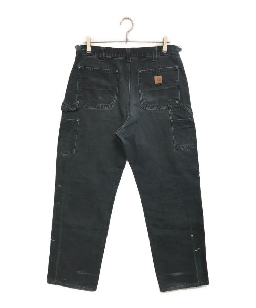 CarHartt（カーハート）CarHartt (カーハート) ダブルニーペインターパンツ ブラック サイズ:34×34の古着・服飾アイテム