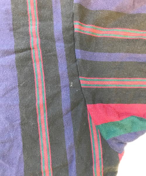 stussy（ステューシー）stussy (ステューシー) マルチストライプTシャツ マルチカラー サイズ:Mの古着・服飾アイテム