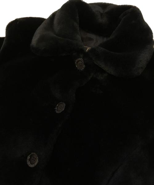 FENDI JEANS（フェンディ ジーンズ）FENDI JEANS (フェンディ ジーンズ) ロゴラインエコファージャケット ブラック サイズ:SIZE38の古着・服飾アイテム