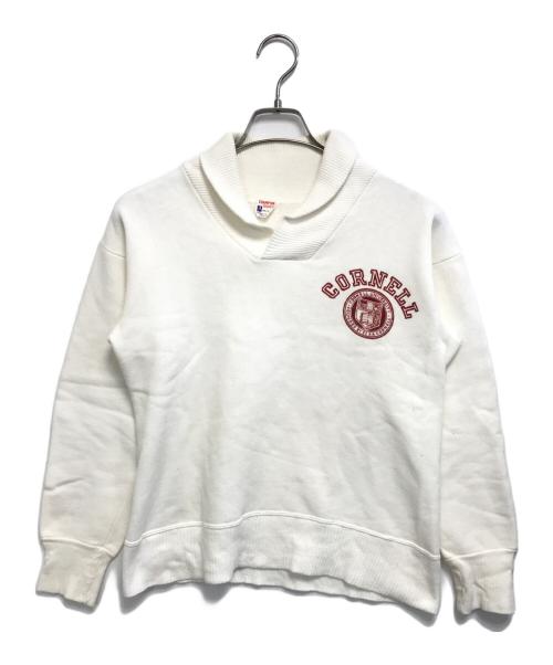 Champion（チャンピオン）Champion (チャンピオン) ショールカラースウェット ホワイト サイズ:SMALLの古着・服飾アイテム