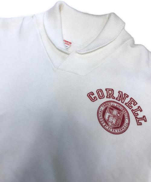 Champion（チャンピオン）Champion (チャンピオン) ショールカラースウェット ホワイト サイズ:SMALLの古着・服飾アイテム