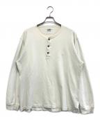 C.P COMPANYシーピーカンパニー）の古着「ヘンリーネックカットソー」｜ベージュ