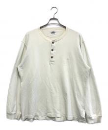 C.P COMPANY（シーピーカンパニー）の古着「ヘンリーネックカットソー」｜ベージュ