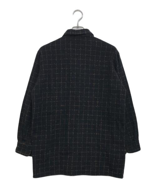 VINTAGE（ヴィンテージ）VINTAGE (ヴィンテージ) ウールシャツ ブラック サイズ:SIZE 3の古着・服飾アイテム