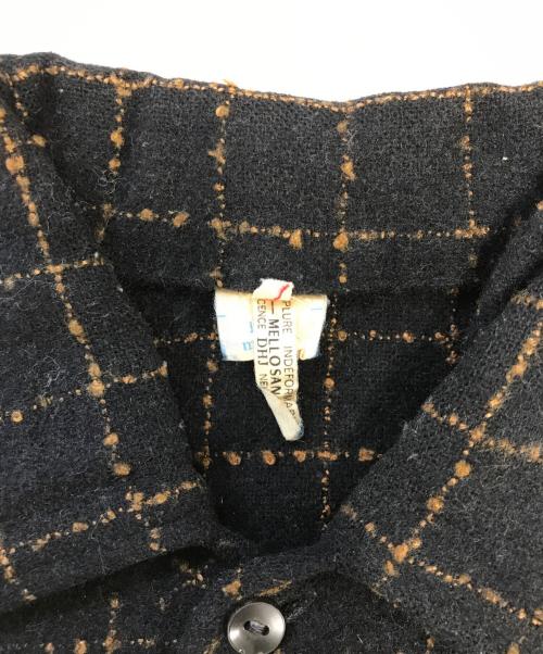 VINTAGE（ヴィンテージ）VINTAGE (ヴィンテージ) ウールシャツ ブラック サイズ:SIZE 3の古着・服飾アイテム