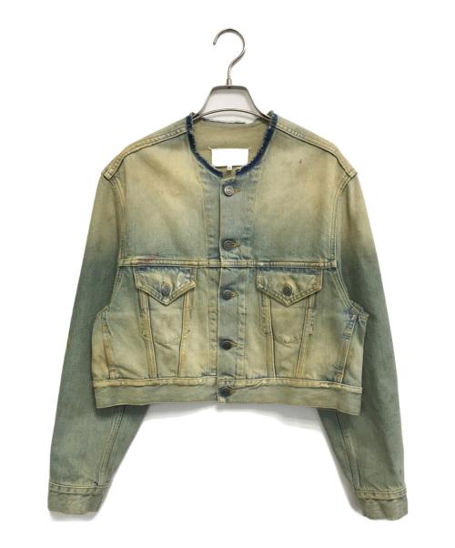 Maison Margiela（メゾンマルジェラ）Maison Margiela (メゾンマルジェラ) Dirty Wash Denim Jacket インディゴ サイズ:40の古着・服飾アイテム