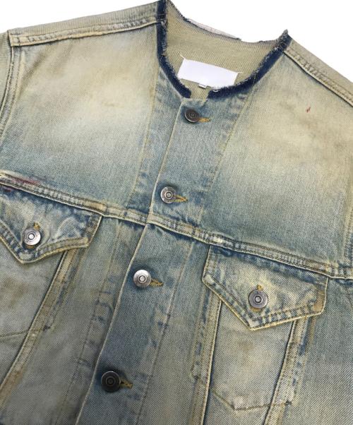 Maison Margiela（メゾンマルジェラ）Maison Margiela (メゾンマルジェラ) Dirty Wash Denim Jacket インディゴ サイズ:40の古着・服飾アイテム
