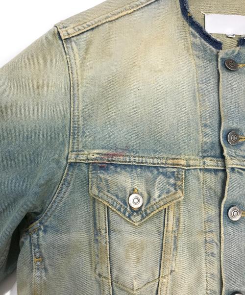 Maison Margiela（メゾンマルジェラ）Maison Margiela (メゾンマルジェラ) Dirty Wash Denim Jacket インディゴ サイズ:40の古着・服飾アイテム