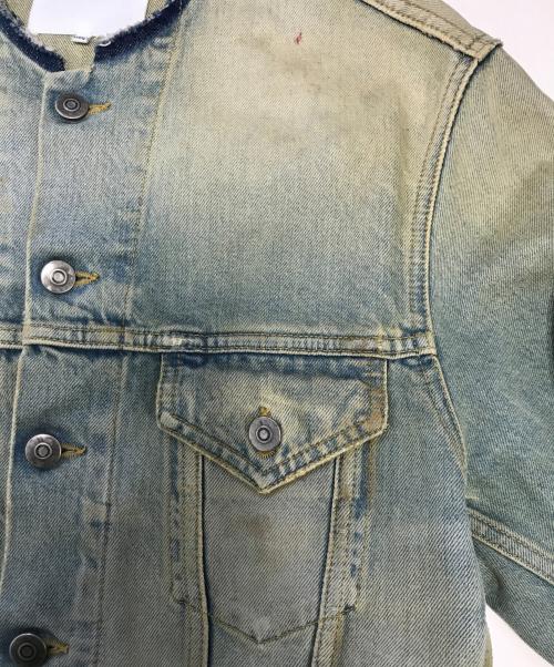 Maison Margiela（メゾンマルジェラ）Maison Margiela (メゾンマルジェラ) Dirty Wash Denim Jacket インディゴ サイズ:40の古着・服飾アイテム