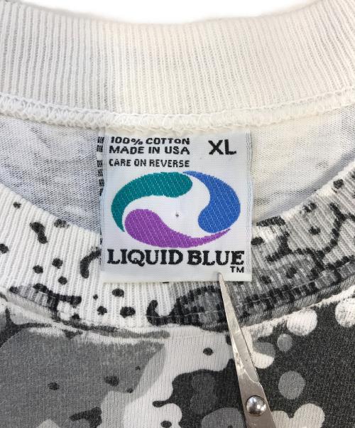 LIQUID BLUE（リキッドブルー）LIQUID BLUE (リキッドブルー) アートTシャツ ホワイト サイズ:XLの古着・服飾アイテム
