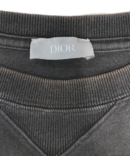Christian Dior（クリスチャン ディオール）Christian Dior (クリスチャン ディオール) ロゴオーバーサイズTシャツ ブラック サイズ:XLの古着・服飾アイテム