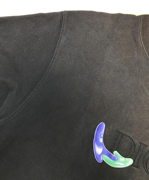 Christian Dior（クリスチャン ディオール）Christian Dior (クリスチャン ディオール) ロゴオーバーサイズTシャツ ブラック サイズ:XLの古着・服飾アイテム