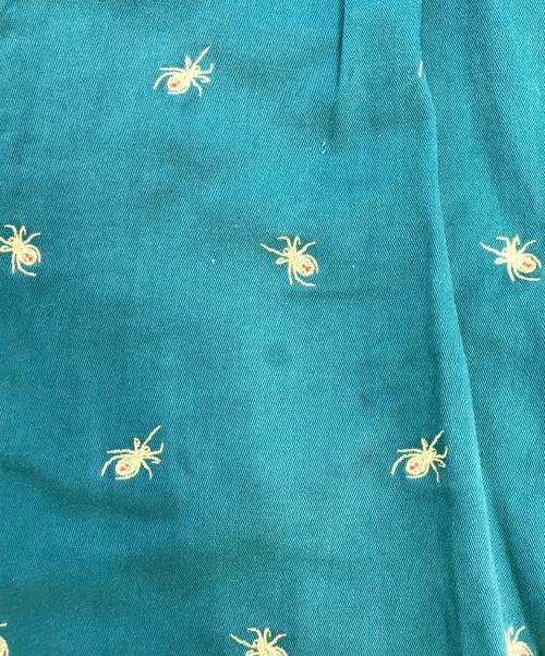 SUPREME（シュプリーム）SUPREME (シュプリーム) embroidered spider pants グリーン サイズ:Mの古着・服飾アイテム