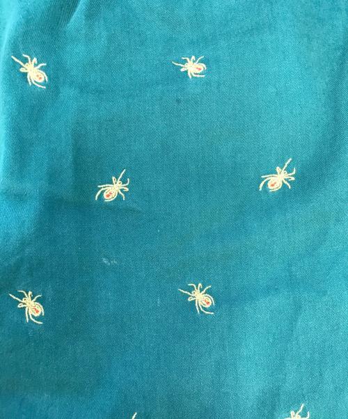 SUPREME（シュプリーム）SUPREME (シュプリーム) embroidered spider pants グリーン サイズ:Mの古着・服飾アイテム