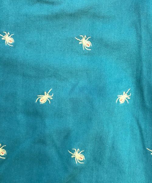 SUPREME（シュプリーム）SUPREME (シュプリーム) embroidered spider pants グリーン サイズ:Mの古着・服飾アイテム
