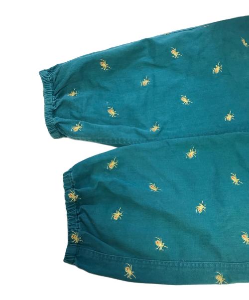 SUPREME（シュプリーム）SUPREME (シュプリーム) embroidered spider pants グリーン サイズ:Mの古着・服飾アイテム