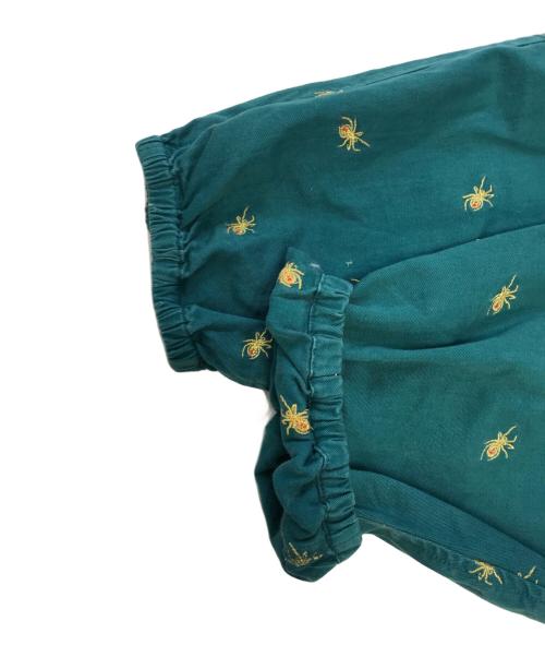 SUPREME（シュプリーム）SUPREME (シュプリーム) embroidered spider pants グリーン サイズ:Mの古着・服飾アイテム
