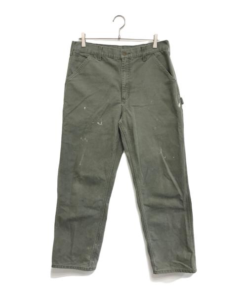 CarHartt（カーハート）CarHartt (カーハート) ダック地ペインターパンツ モスグリーン サイズ:34×32の古着・服飾アイテム