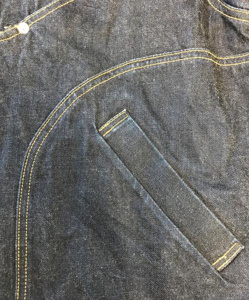 sage'NATION（セイジネーション）sage'NATION (セイジネーション) DENIM JIJI JACKET インディゴ サイズ:Mの古着・服飾アイテム