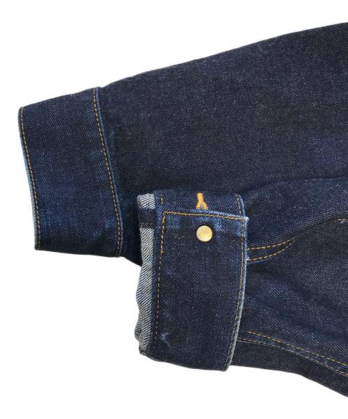 sage'NATION（セイジネーション）sage'NATION (セイジネーション) DENIM JIJI JACKET インディゴ サイズ:Mの古着・服飾アイテム