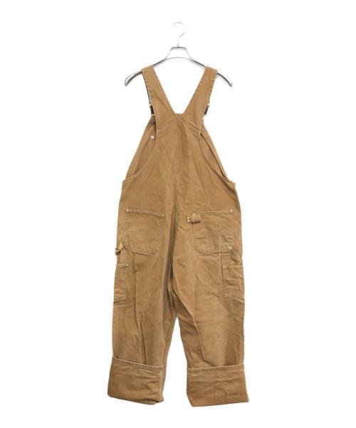 CarHartt（カーハート）CarHartt (カーハート) ダブルニーダックオーバーオール ブラウン サイズ:40×32の古着・服飾アイテム