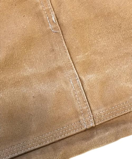 CarHartt（カーハート）CarHartt (カーハート) ダブルニーダックオーバーオール ブラウン サイズ:40×32の古着・服飾アイテム