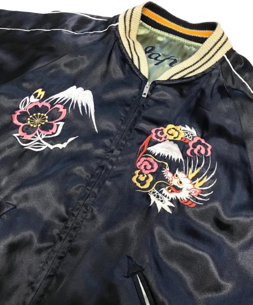 TAILOR東洋（テーラートウヨウ）TAILOR東洋 (テーラートウヨウ) スカジャン ブラック×グリーン サイズ:Mの古着・服飾アイテム
