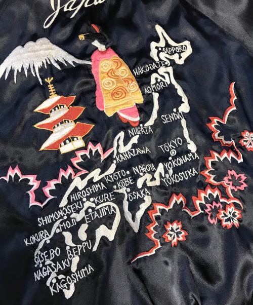 TAILOR東洋（テーラートウヨウ）TAILOR東洋 (テーラートウヨウ) スカジャン ブラック×グリーン サイズ:Mの古着・服飾アイテム