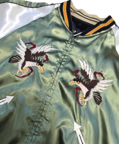 TAILOR東洋（テーラートウヨウ）TAILOR東洋 (テーラートウヨウ) スカジャン ブラック×グリーン サイズ:Mの古着・服飾アイテム