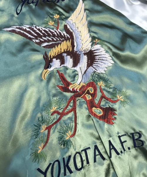 TAILOR東洋（テーラートウヨウ）TAILOR東洋 (テーラートウヨウ) スカジャン ブラック×グリーン サイズ:Mの古着・服飾アイテム