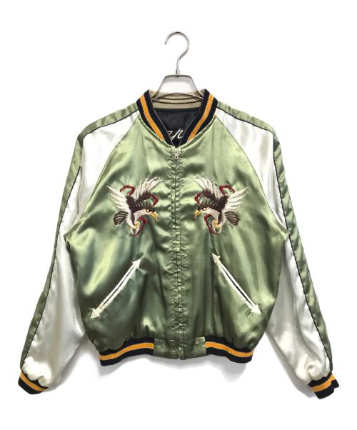 TAILOR東洋（テーラートウヨウ）TAILOR東洋 (テーラートウヨウ) スカジャン ブラック×グリーン サイズ:Mの古着・服飾アイテム