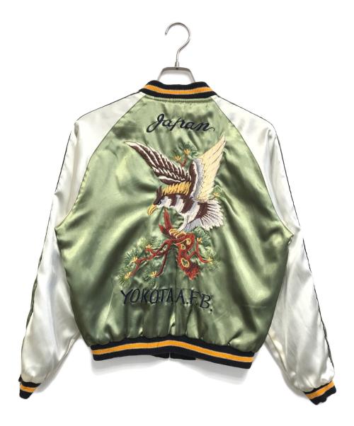 TAILOR東洋（テーラートウヨウ）TAILOR東洋 (テーラートウヨウ) スカジャン ブラック×グリーン サイズ:Mの古着・服飾アイテム