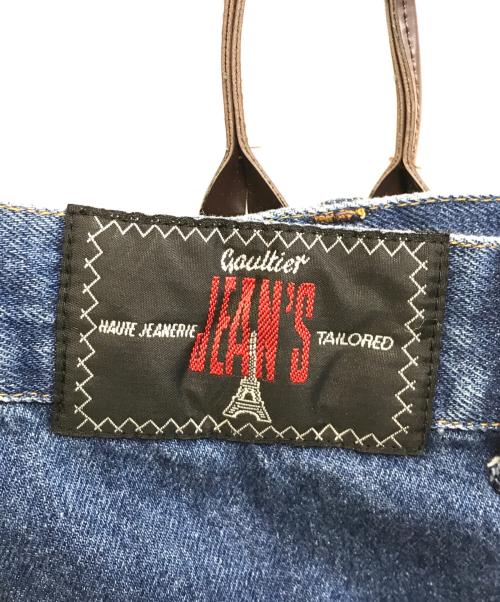 GAULTIER JEANS（ゴルチエジーンズ）GAULTIER JEANS (ゴルチエジーンズ) デニムサロペット インディゴ サイズ:29インチ(40)の古着・服飾アイテム