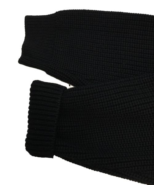 BATONER（バトナ―）BATONER (バトナ―) SIGNATURE DRIVERS KNIT ブラック サイズ:SIZE4の古着・服飾アイテム