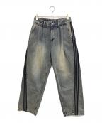 adidasアディダス）の古着「ADILENIUM 5.0 DENIM JEANS」｜インディゴ