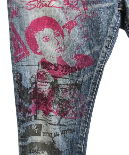 Hysteric Glamour（ヒステリックグラマー）Hysteric Glamour (ヒステリックグラマー) スキニーデニムパンツ インディゴ サイズ:XXSの古着・服飾アイテム