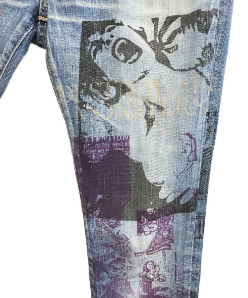 Hysteric Glamour（ヒステリックグラマー）Hysteric Glamour (ヒステリックグラマー) スキニーデニムパンツ インディゴ サイズ:XXSの古着・服飾アイテム