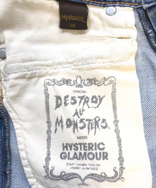 Hysteric Glamour（ヒステリックグラマー）Hysteric Glamour (ヒステリックグラマー) スキニーデニムパンツ インディゴ サイズ:XXSの古着・服飾アイテム
