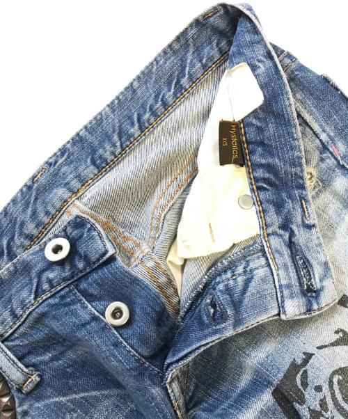 Hysteric Glamour（ヒステリックグラマー）Hysteric Glamour (ヒステリックグラマー) スキニーデニムパンツ インディゴ サイズ:XXSの古着・服飾アイテム
