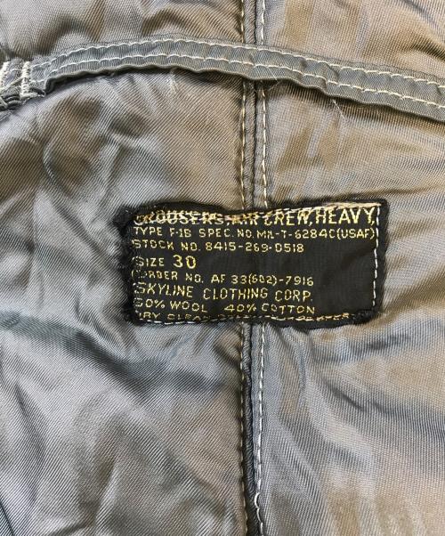 VINTAGE MILITARY（ヴィンテージ ミリタリー）VINTAGE MILITARY (ヴィンテージ ミリタリー) US ARMY F-1B フライトパンツ グリーン サイズ:30の古着・服飾アイテム