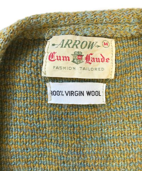 ARROW（アロー）ARROW (アロー) ウールカーディガン グリーン サイズ:Mの古着・服飾アイテム