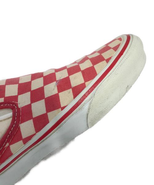 VANS（ヴァンズ）VANS (ヴァンズ) スリッポン レッド サイズ:9 1/2の古着・服飾アイテム