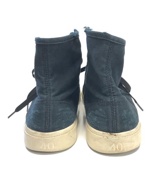 BALENCIAGA（バレンシアガ）BALENCIAGA (バレンシアガ) 加工ハイカットスニーカー ブラック サイズ:26.5の古着・服飾アイテム