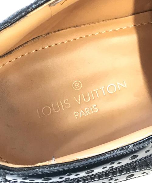 LOUIS VUITTON（ルイ ヴィトン）LOUIS VUITTON (ルイ ヴィトン) ヴォルテールラインウィングチップ ネイビー サイズ:SIZE7の古着・服飾アイテム