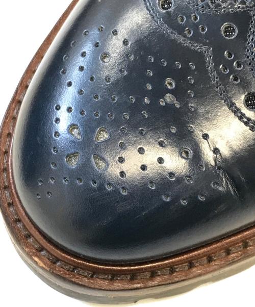 LOUIS VUITTON（ルイ ヴィトン）LOUIS VUITTON (ルイ ヴィトン) ヴォルテールラインウィングチップ ネイビー サイズ:SIZE7の古着・服飾アイテム