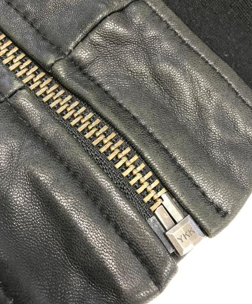 AVIREX（アヴィレックス）AVIREX (アヴィレックス) ラムレザージャケット ブラック サイズ:Lの古着・服飾アイテム